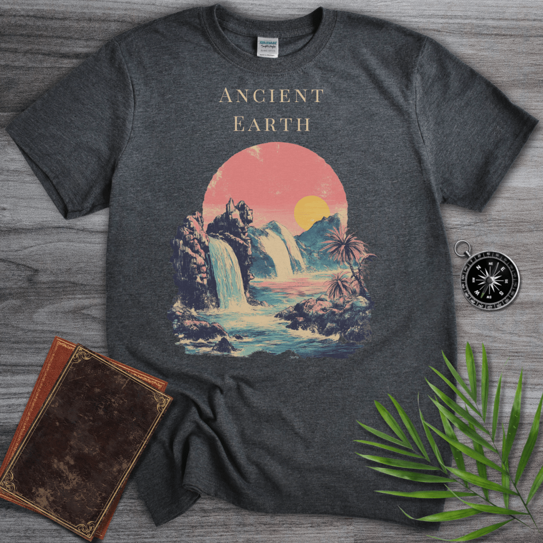 T-Shirt Dark Heather / S Vintage Ancient Earth Graphic T-Shirt