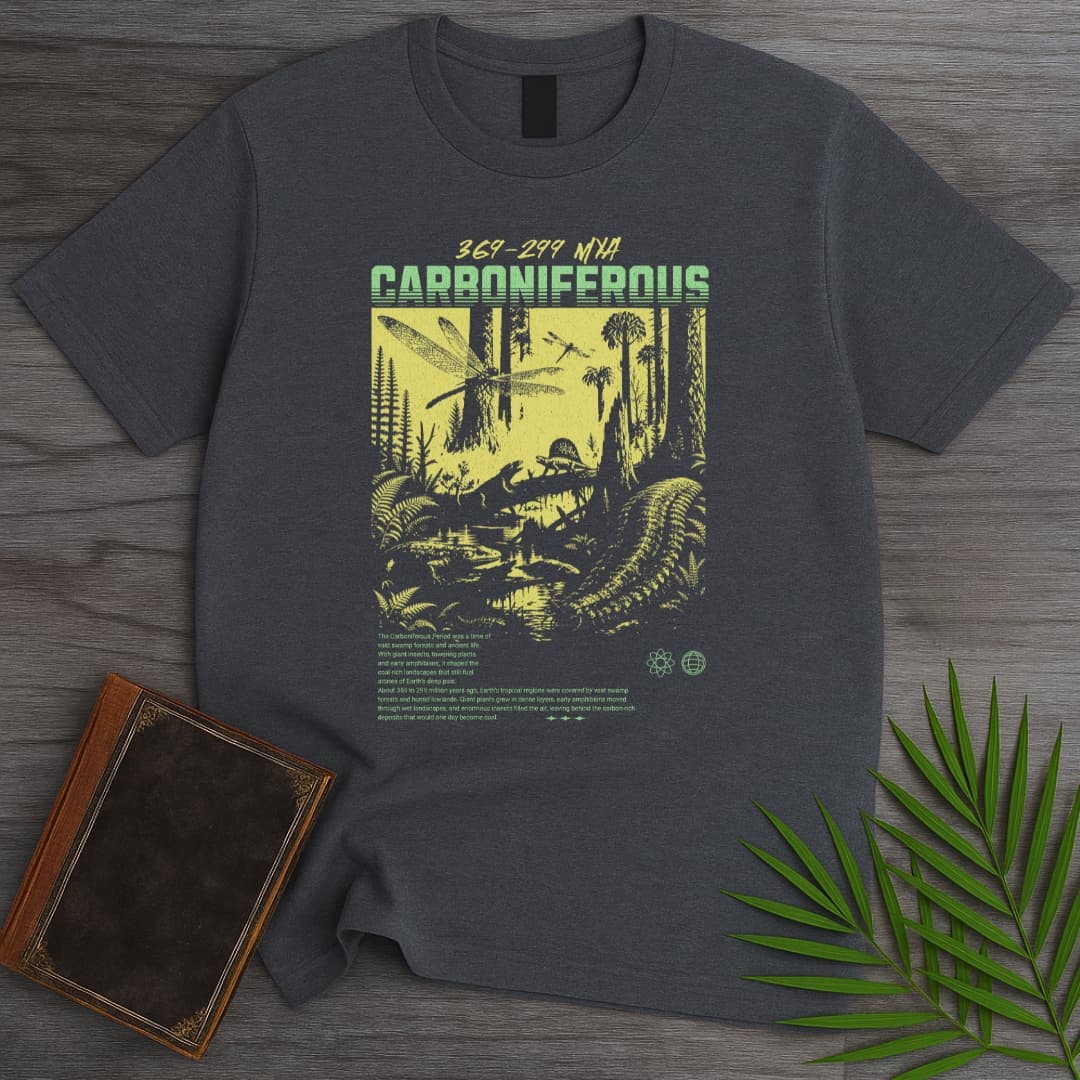 T-Shirt Dark Heather / S Vintage Carboniferous Y2K T-Shirt