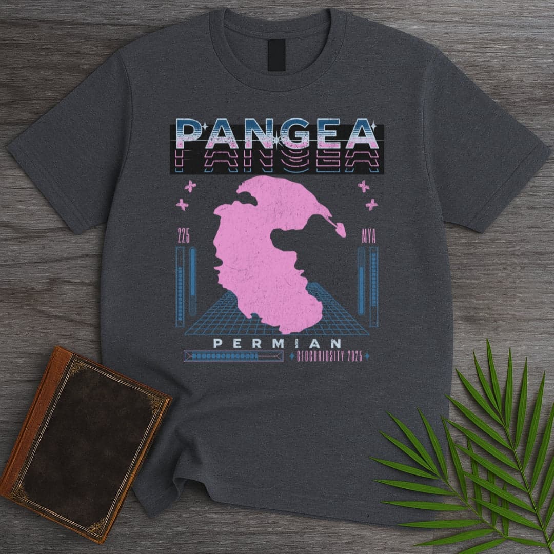 T-Shirt Dark Heather / S Vintage Cyber Pangea Streetwear T-Shirt