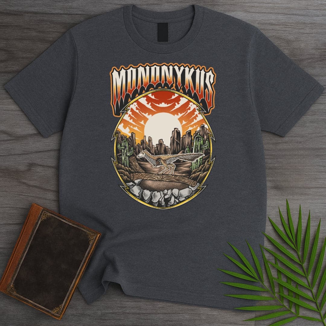T-Shirt Dark Heather / S Vintage Desert Mononykus T-Shirt (Akbar Sansa)