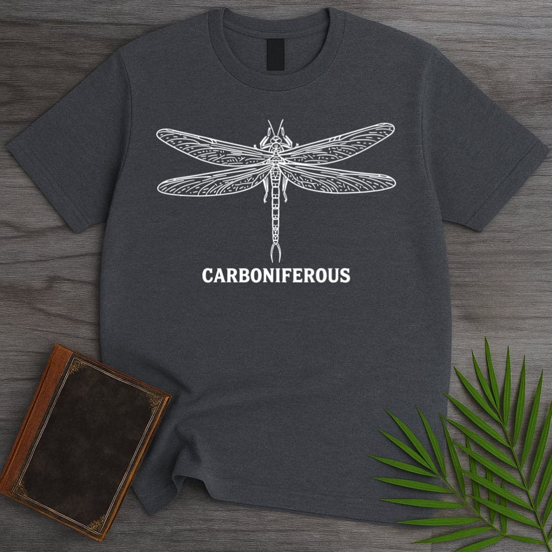 T-Shirt Dark Heather / S Vintage Dragonfly Carboniferous T-Shirt