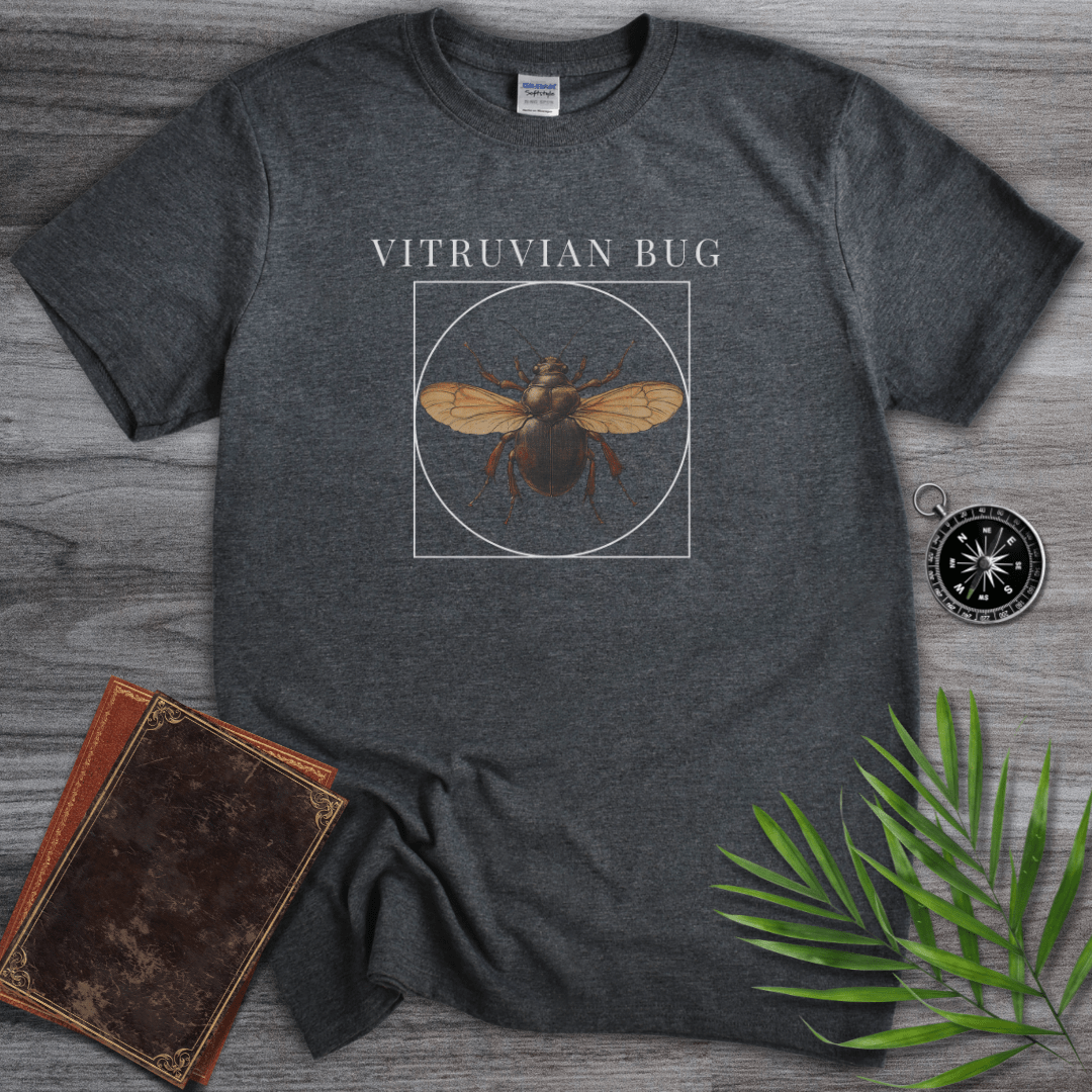 T-Shirt Dark Heather / S Vitruvian Bug T-Shirt