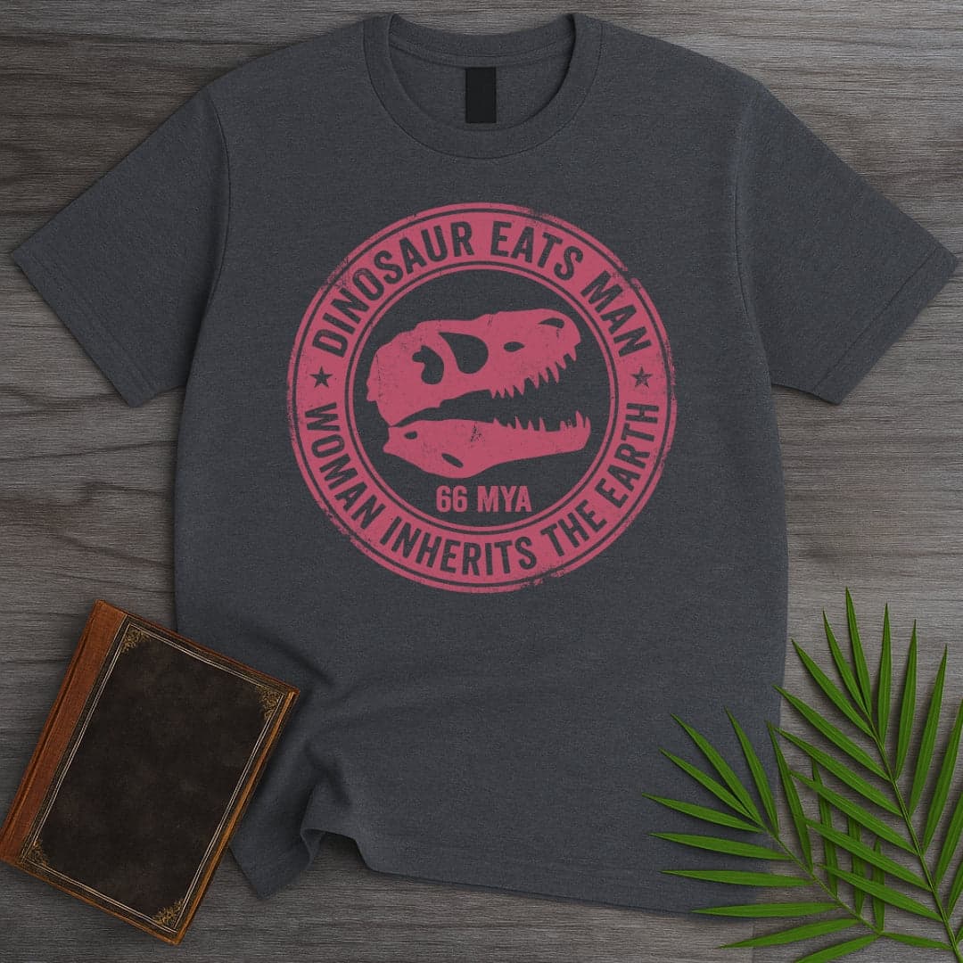 T-Shirt Dark Heather / S Woman Inherits Earth Vintage T-Shirt