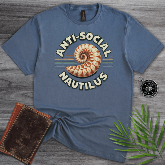 T-Shirt Heather Indigo / S Anti-social Nautilus T-Shirt