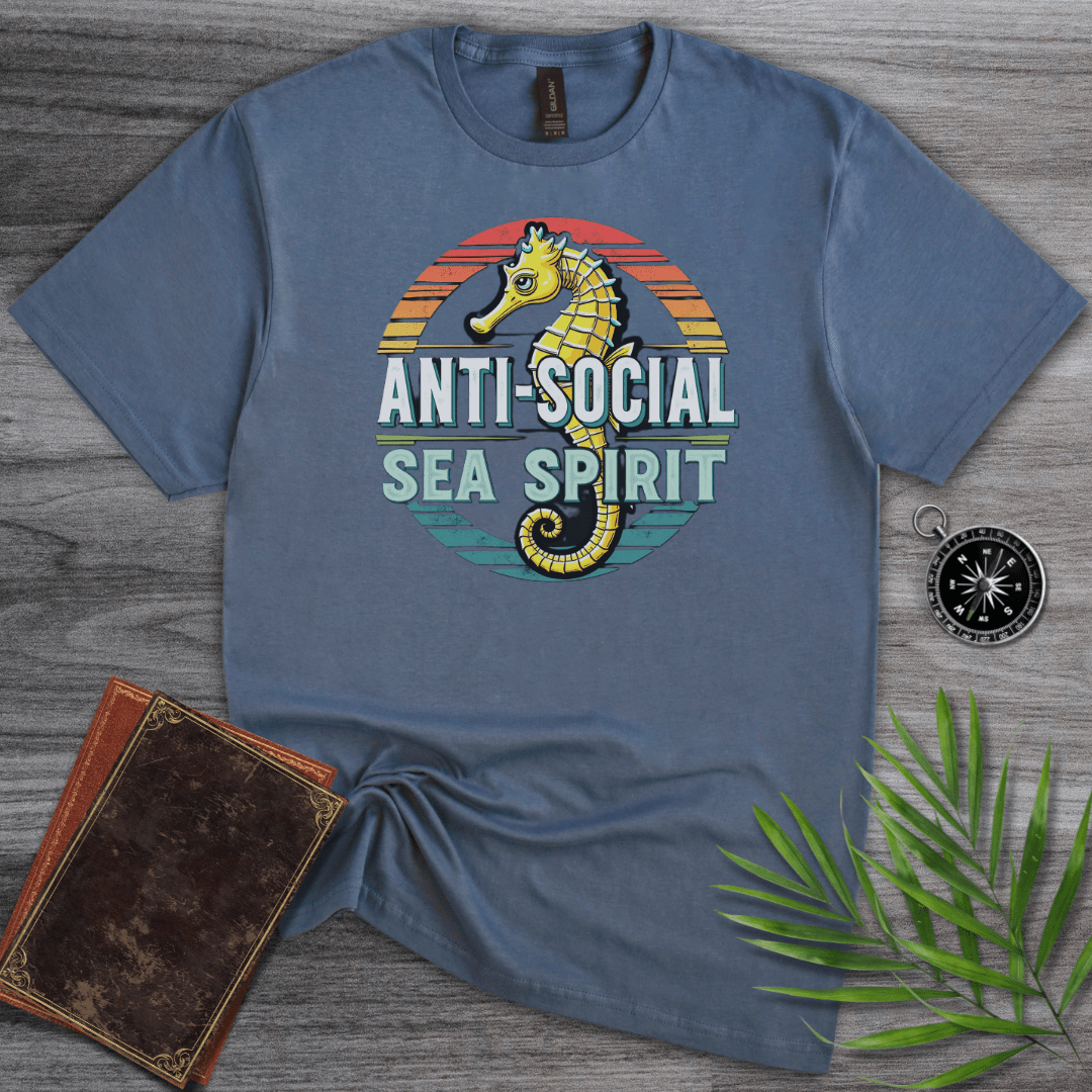 T-Shirt Heather Indigo / S Anti-Social Sea Spirit T-Shirt