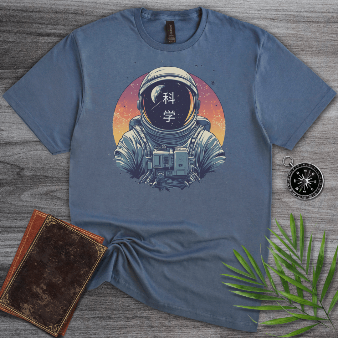 T-Shirt Heather Indigo / S Astronaut Science Graphic T-Shirt