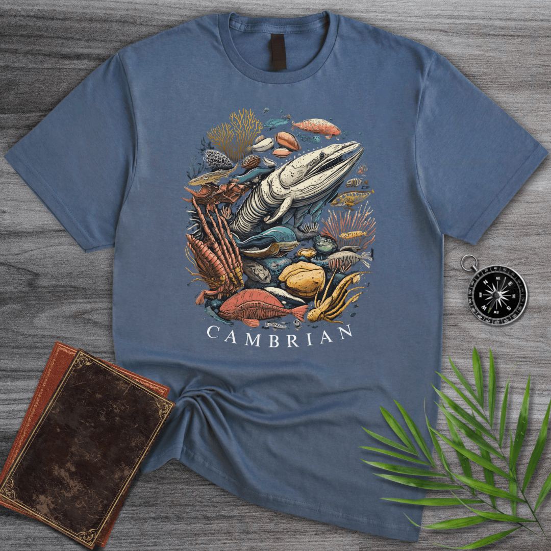 T-Shirt Heather Indigo / S Cambrian Environment & Species T-Shirt