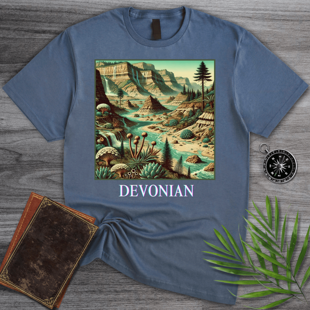 T-Shirt Heather Indigo / S Devonian Geologic Environment T-Shirt