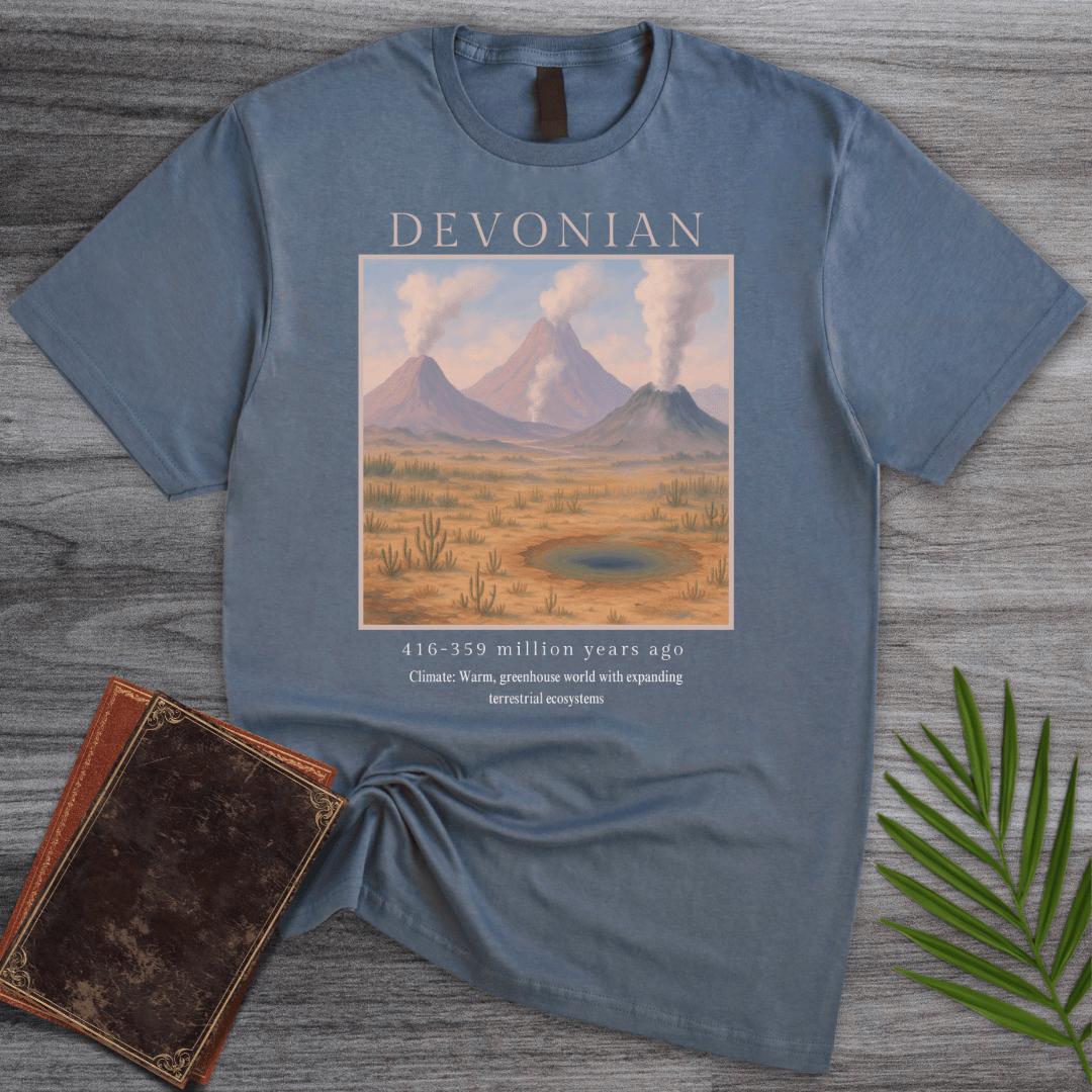 T-Shirt Heather Indigo / S Devonian Terrestrial Ecosystem T-Shirt