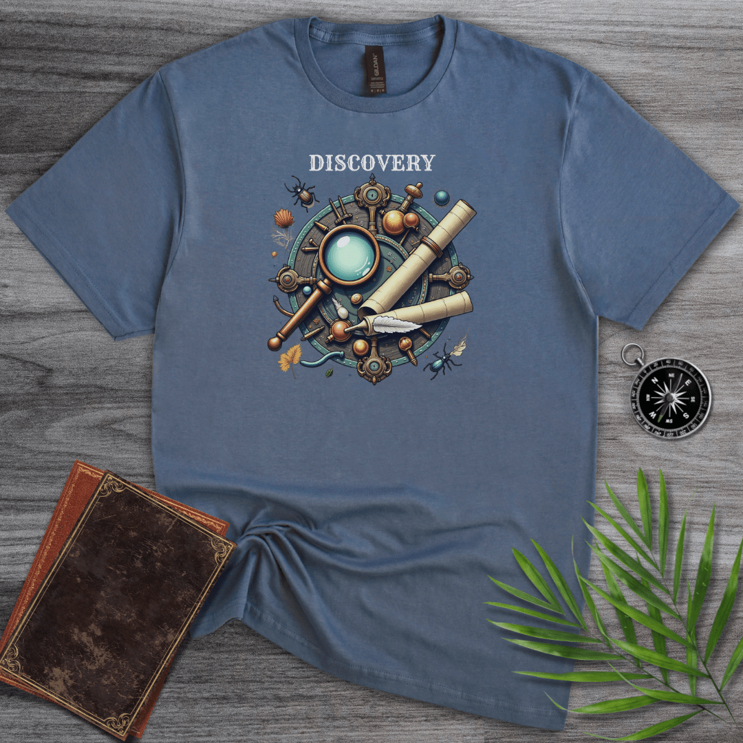 T-Shirt Heather Indigo / S DISCOVERY: Steam Punk Kit T-Shirt