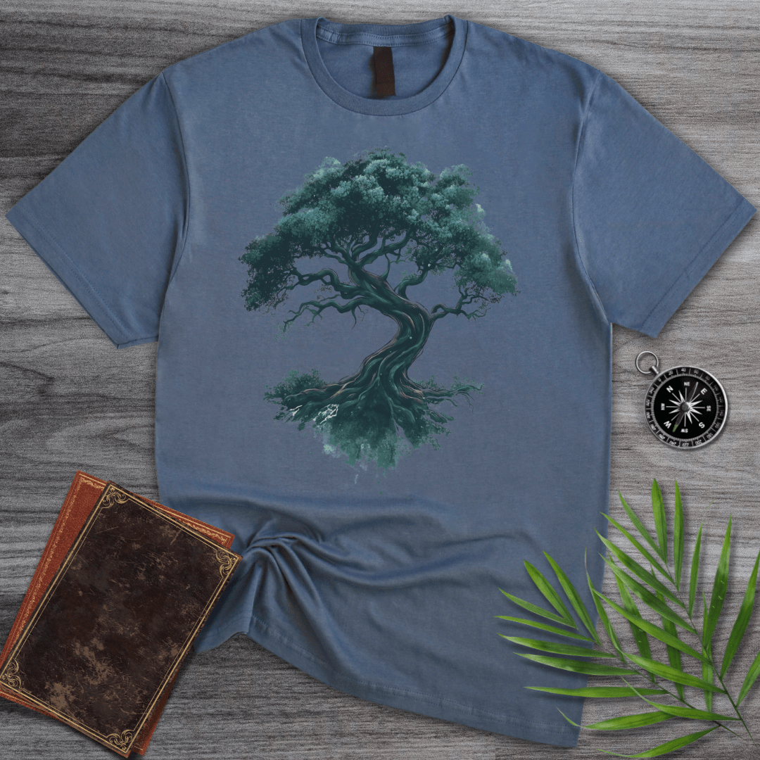 T-Shirt Heather Indigo / S Elder Tree Graphic T-Shirt