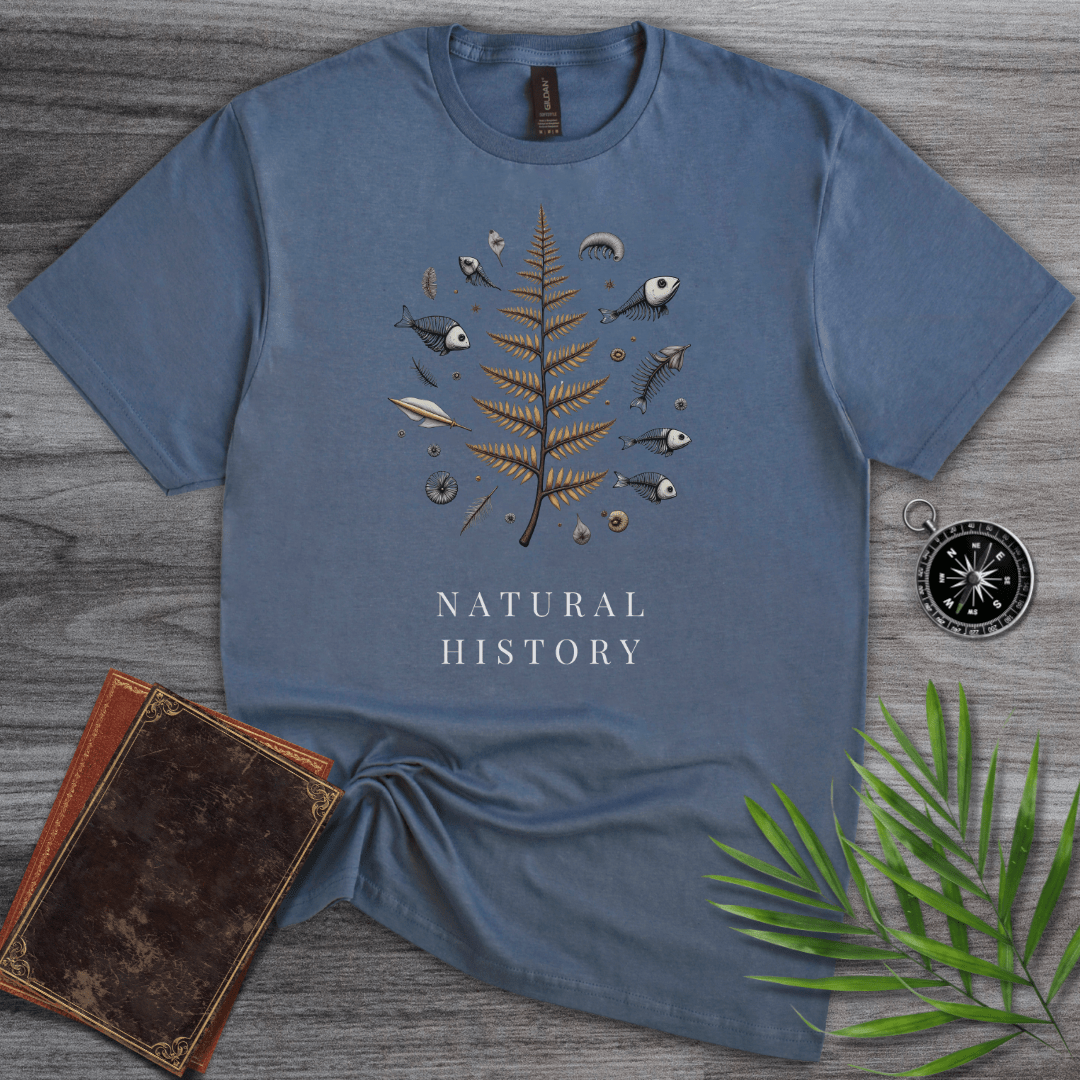 T-Shirt Heather Indigo / S Elements of Natural History T-Shirt: Autumn