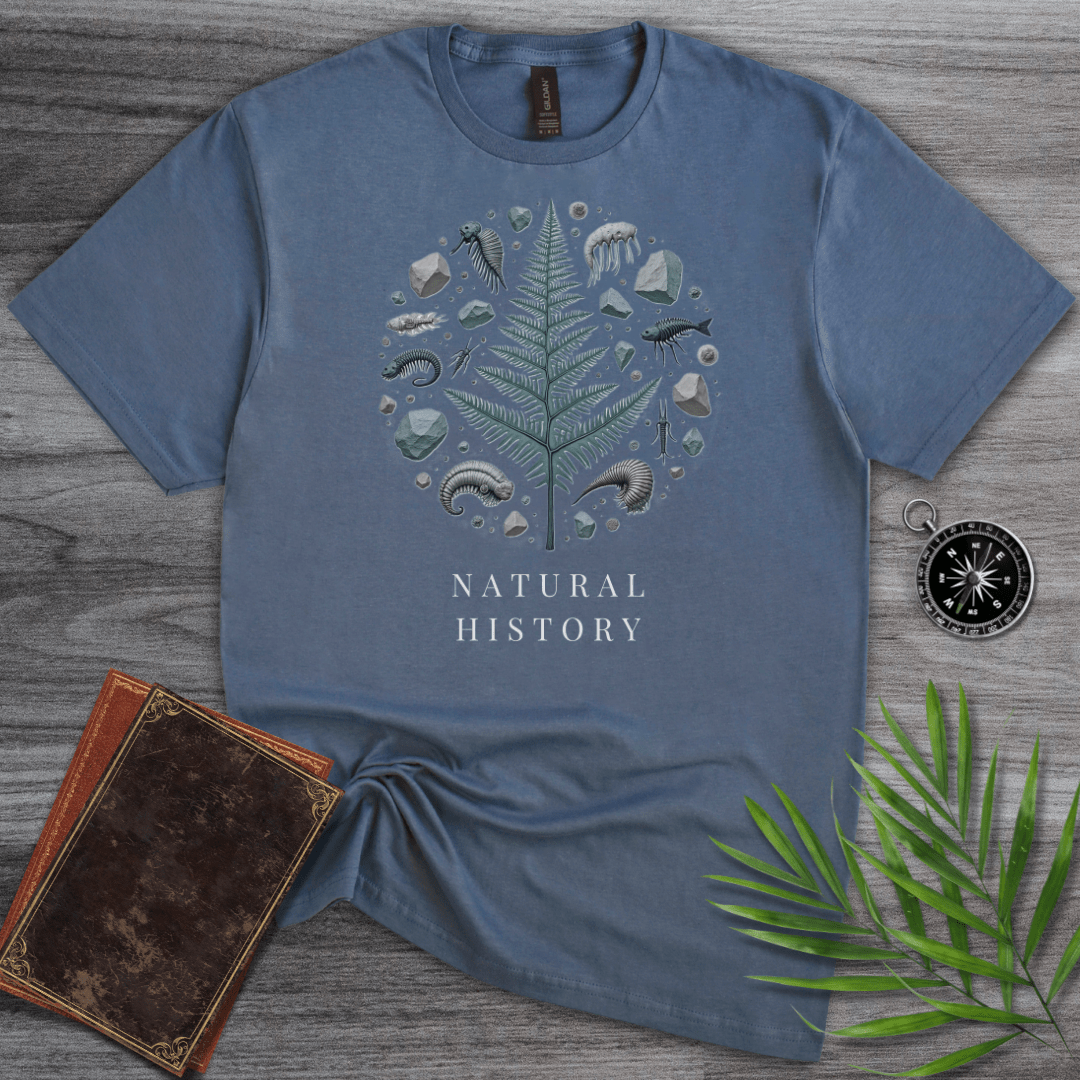 T-Shirt Heather Indigo / S Elements of Natural History T-Shirt: Summer