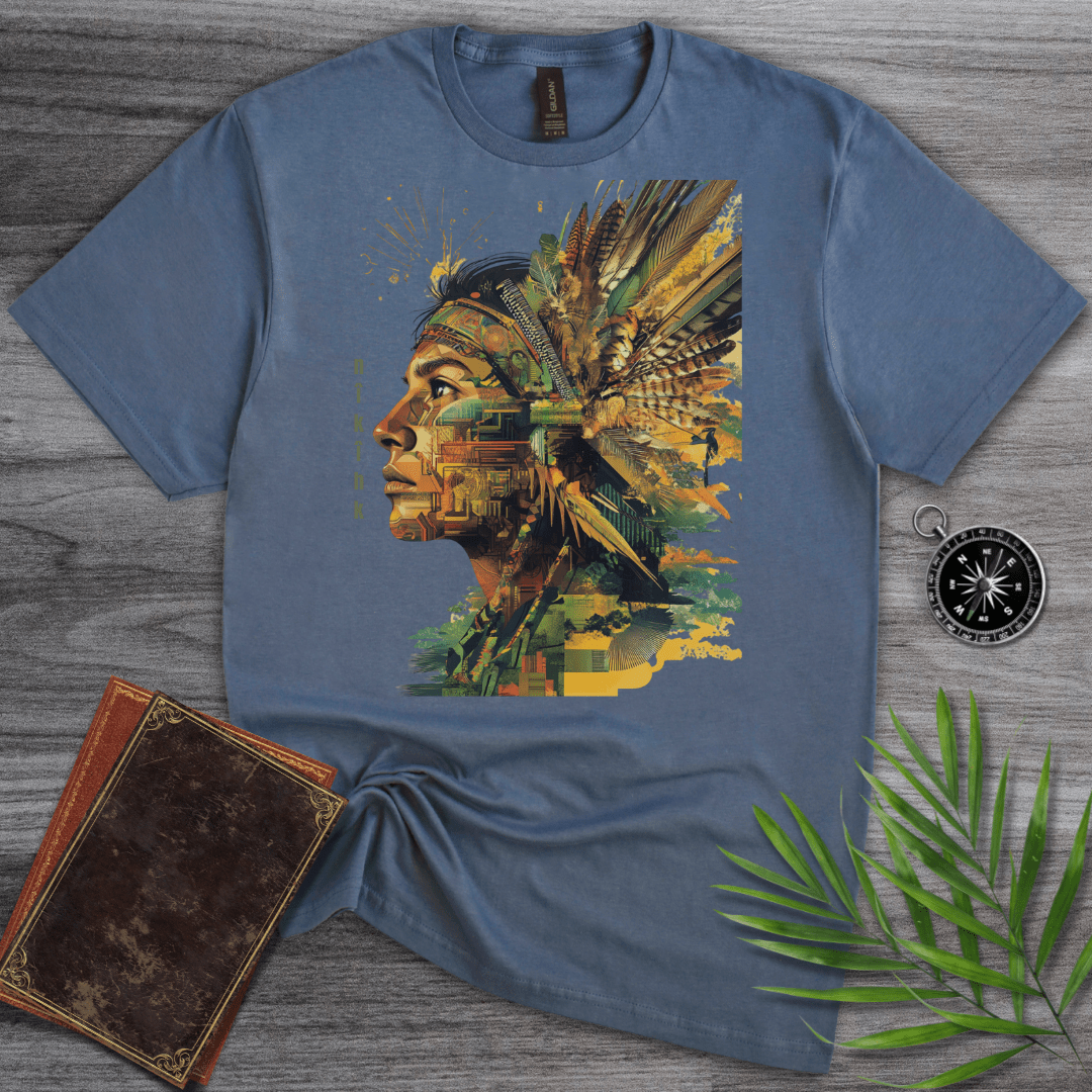 T-Shirt Heather Indigo / S Indigenous Knowledge Graphic T-Shirt