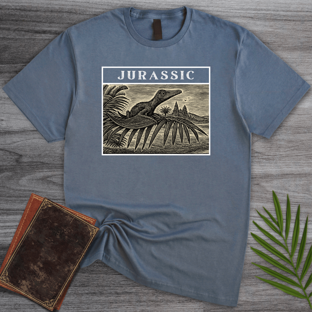T-Shirt Heather Indigo / S Jurassic Glider T-Shirt