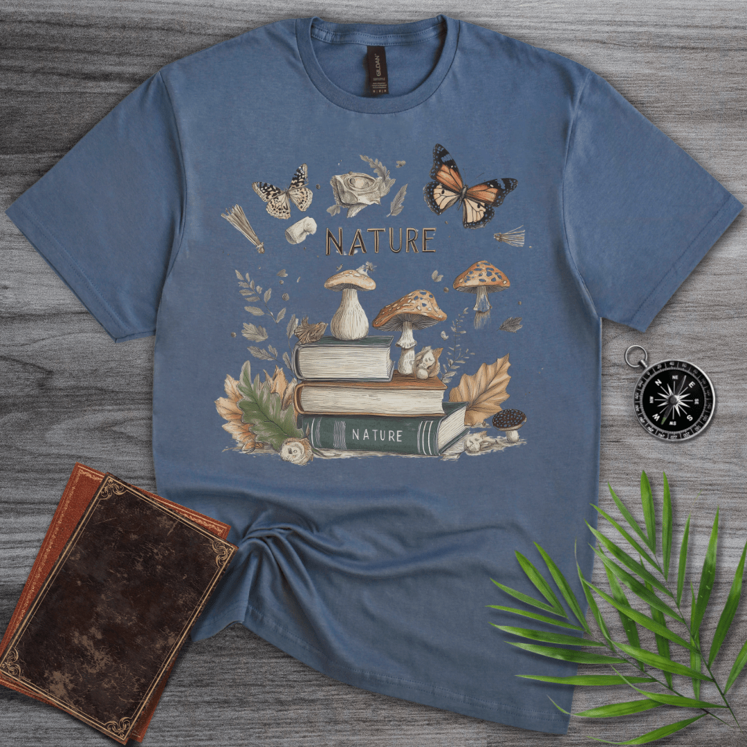 T-Shirt Heather Indigo / S Learning Nature Vintage T-Shirt