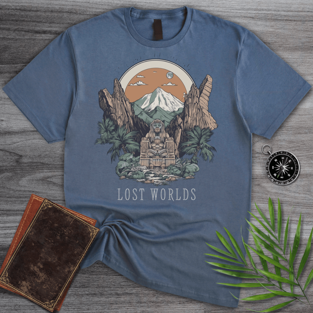T-Shirt Heather Indigo / S Lost Worlds: Ancient Nature T-Shirt