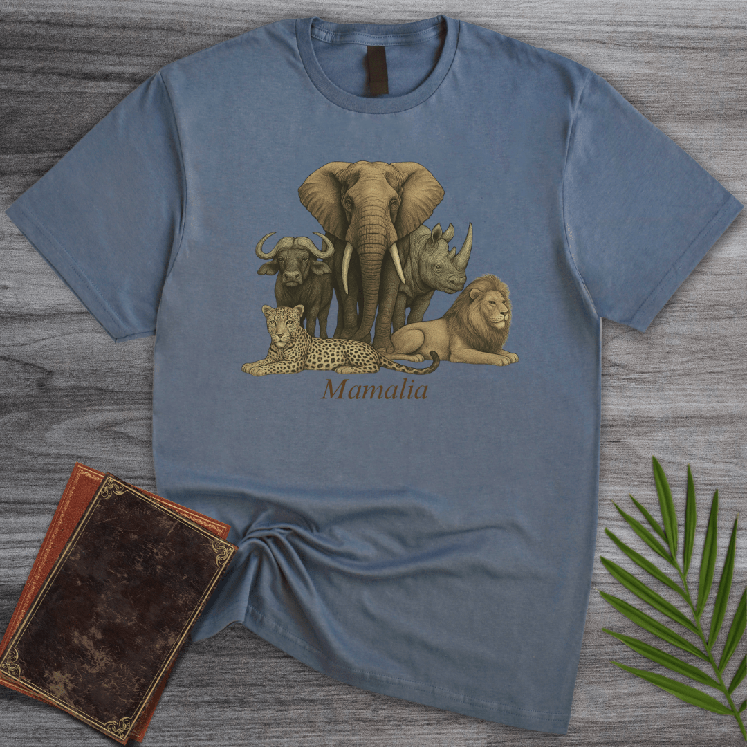 T-Shirt Heather Indigo / S Mammals of South Africa T-Shirt