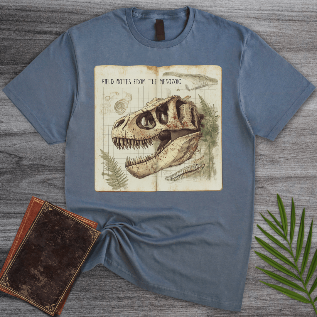 T-Shirt Heather Indigo / S Mesozoic Fieldnotes T-Shirt