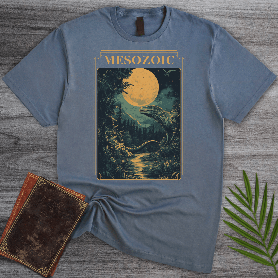 T-Shirt Heather Indigo / S Mesozoic Jungle Nights T-Shirt
