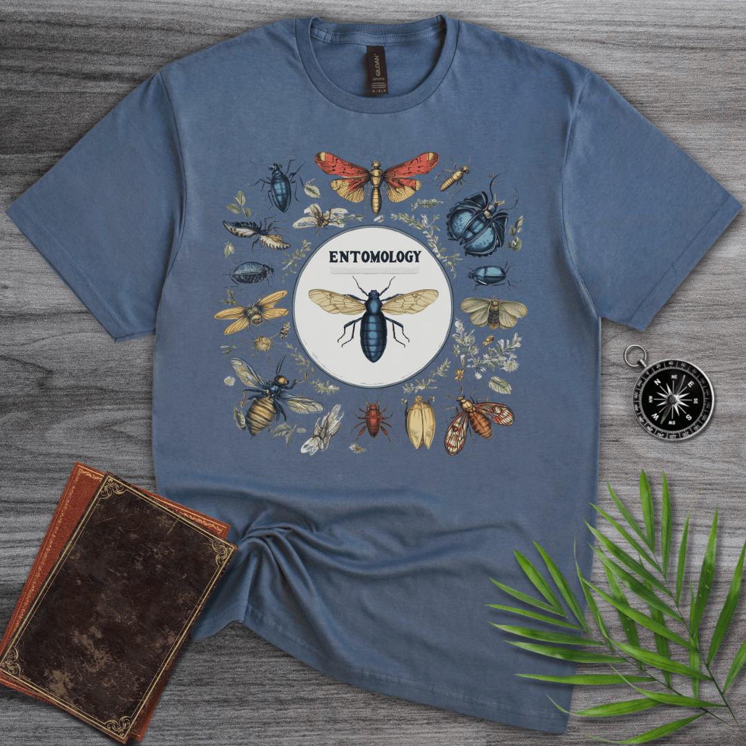 T-Shirt Heather Indigo / S Mixed Bugs Entomology T-Shirt