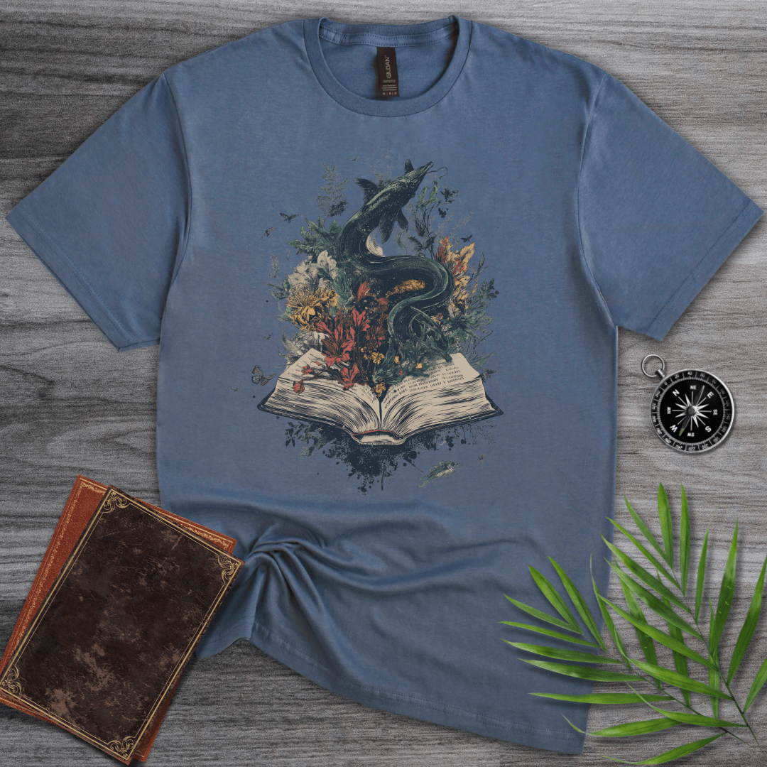 T-Shirt Heather Indigo / S Natural Botanic Knowledge T-Shirt