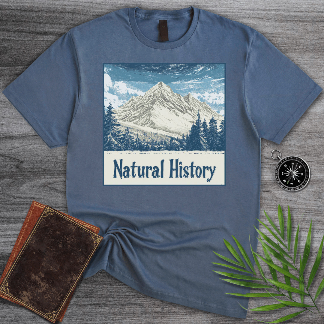 T-Shirt Heather Indigo / S Natural Historical Landscape T-Shirt