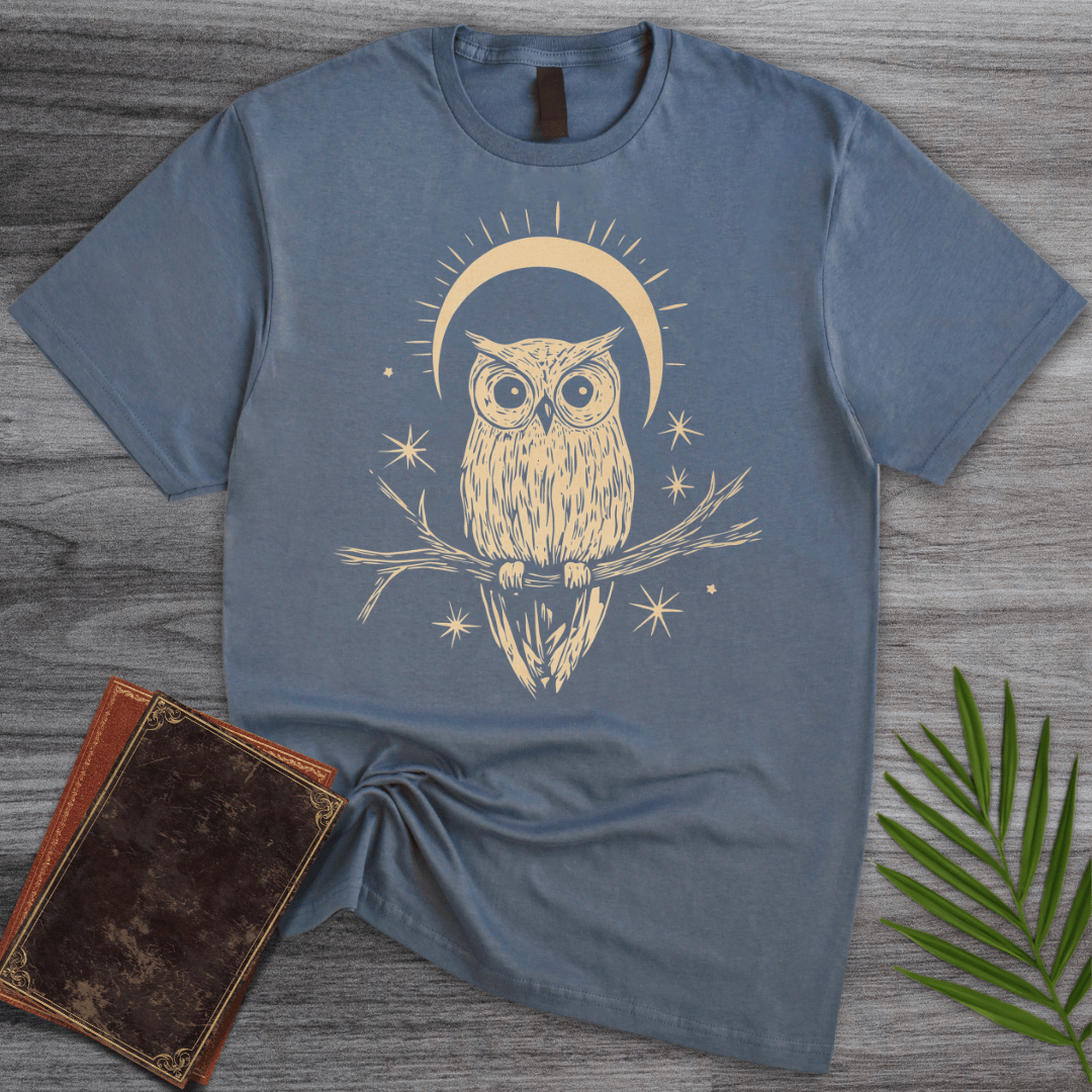 T-Shirt Heather Indigo / S Night Owl Moonlight T-Shirt
