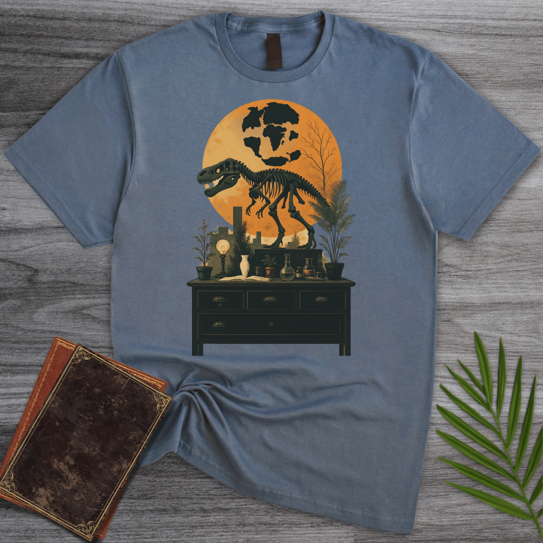 T-Shirt Heather Indigo / S Pangea Paleontology Graphic T-Shirt
