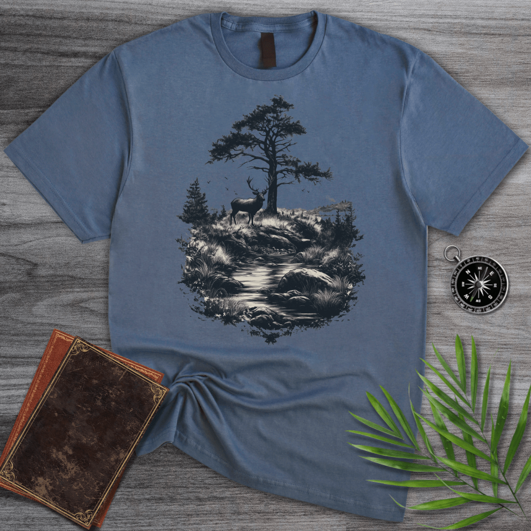 T-Shirt Heather Indigo / S Silent Pines Wilderness T-Shirt