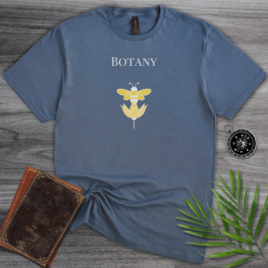 T-Shirt Heather Indigo / S Simple Botany: Pollination T-Shirt