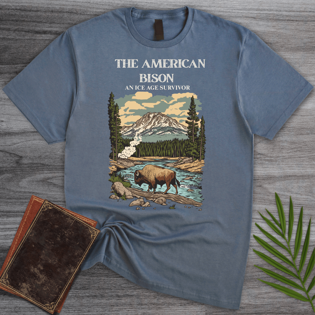 T-Shirt Heather Indigo / S The Great American Bison T-Shirt