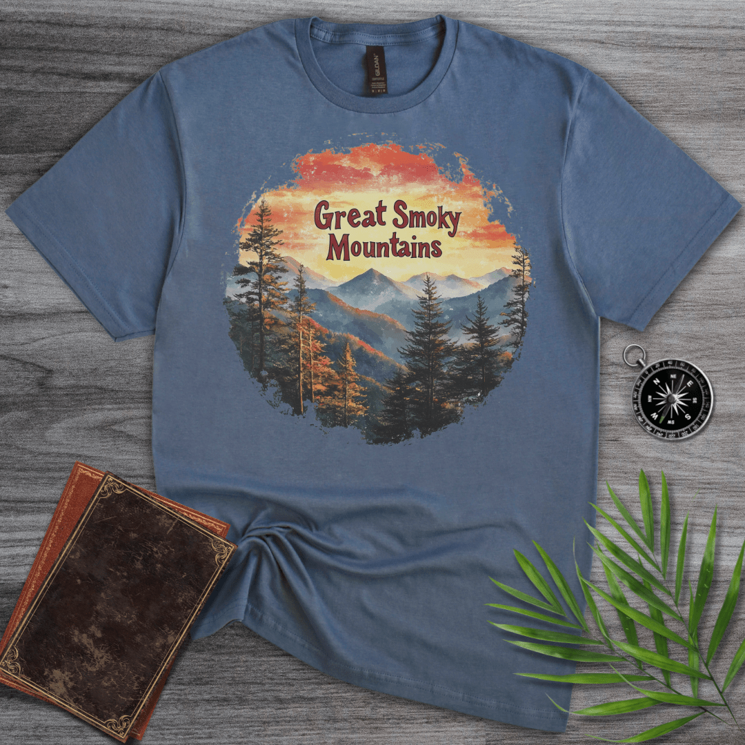 T-Shirt Heather Indigo / S The Great Smoky Mountains T-Shirt