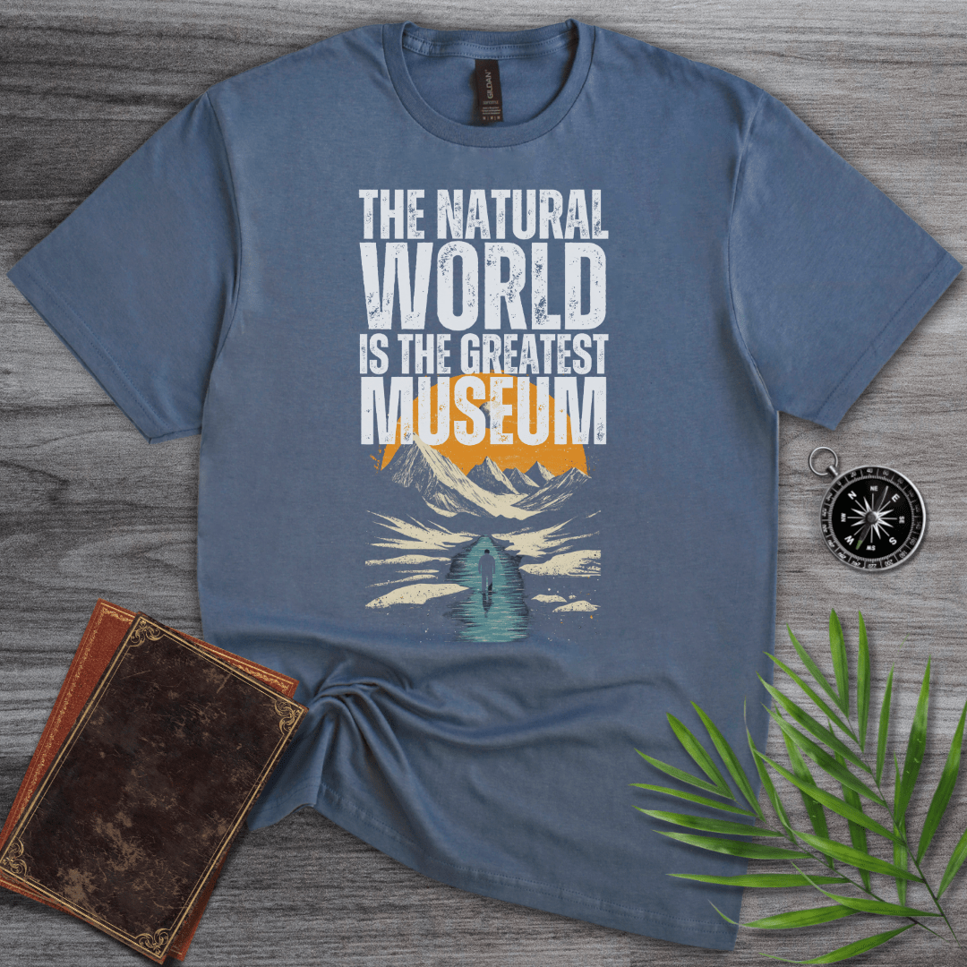 T-Shirt Heather Indigo / S The Natural World Greatest Museum! T-Shirt