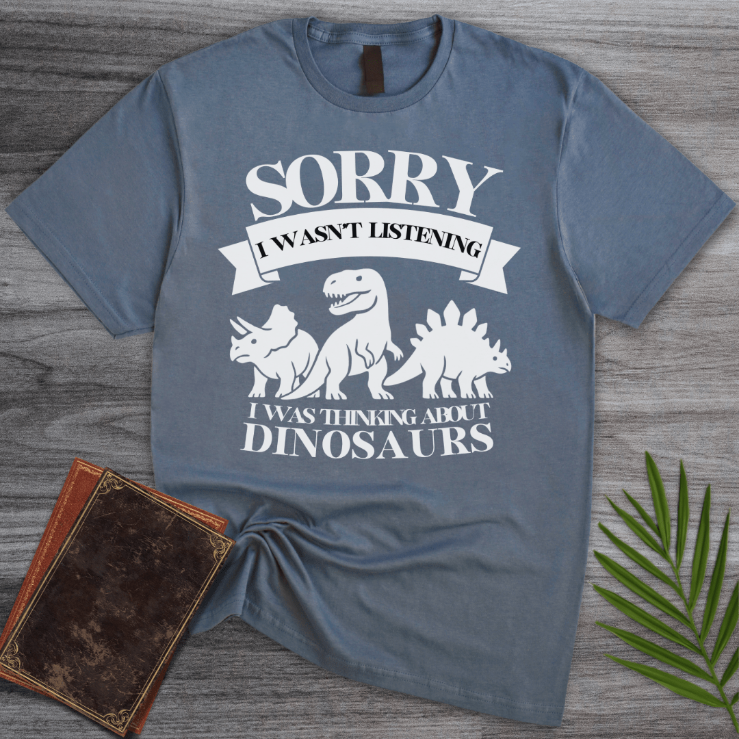 T-Shirt Heather Indigo / S Thinking About Dino's T-Shirt