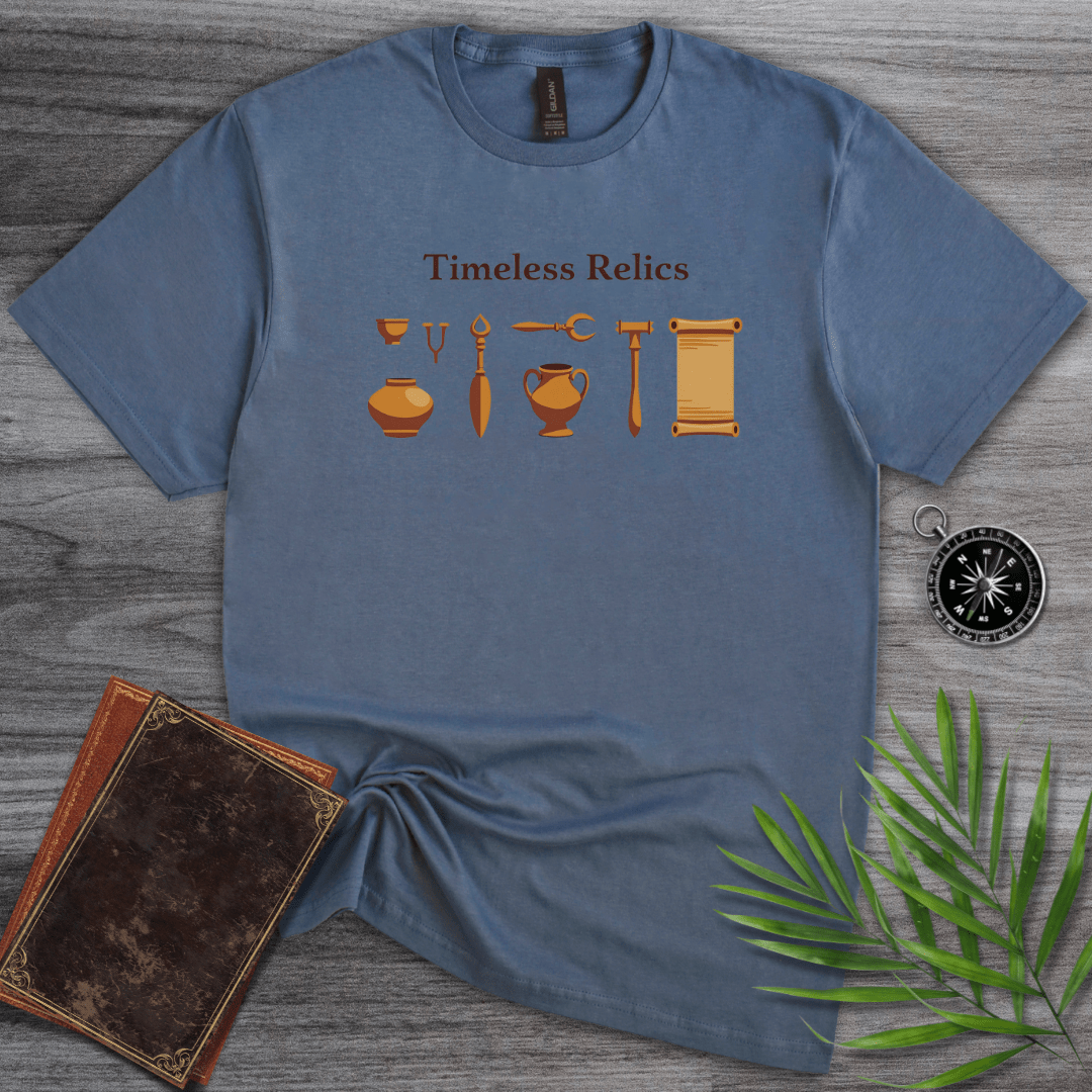 T-Shirt Heather Indigo / S Timeless Relics of The Past T-Shirt