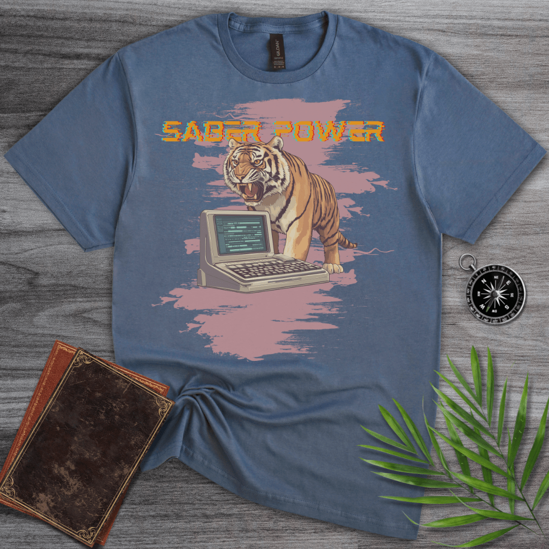 T-Shirt Heather Indigo / S Vintage Saber Power Tech T-Shirt