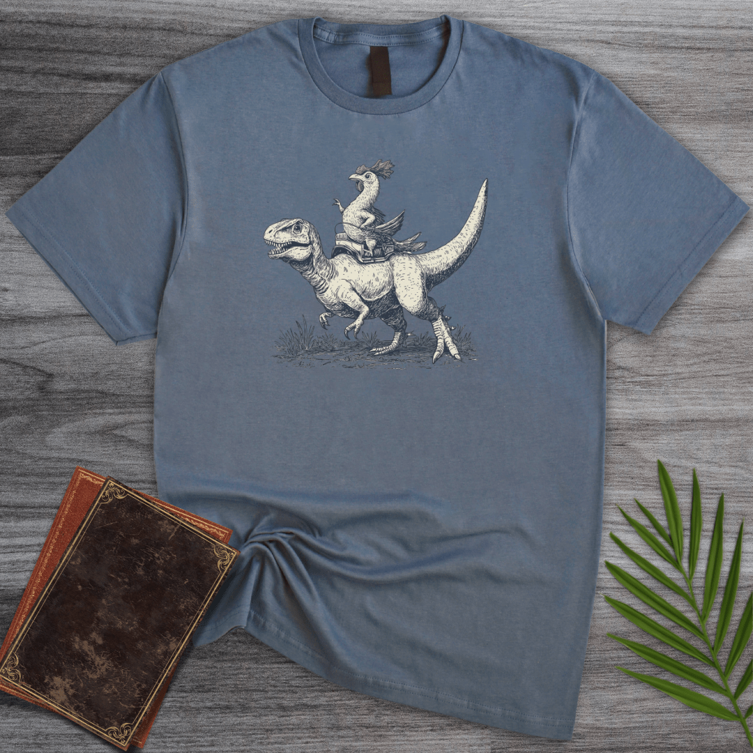 T-Shirt Heather Indigo / S When Chickens Ruled T-Shirt