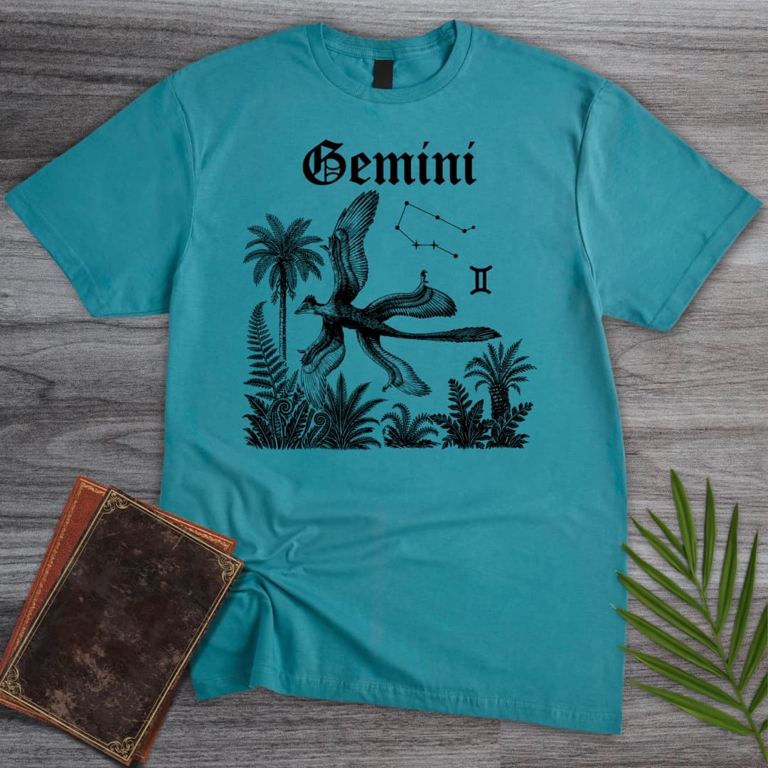 T-Shirt Horoscope: Gemini Microraptor T-Shirt