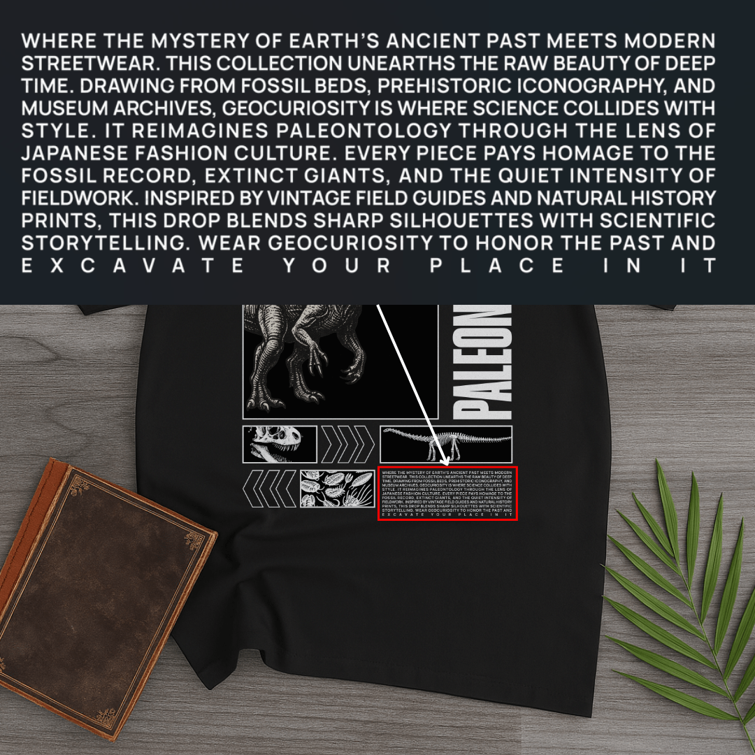 T-Shirt Japanese Paleontology Streetwear T-Shirt