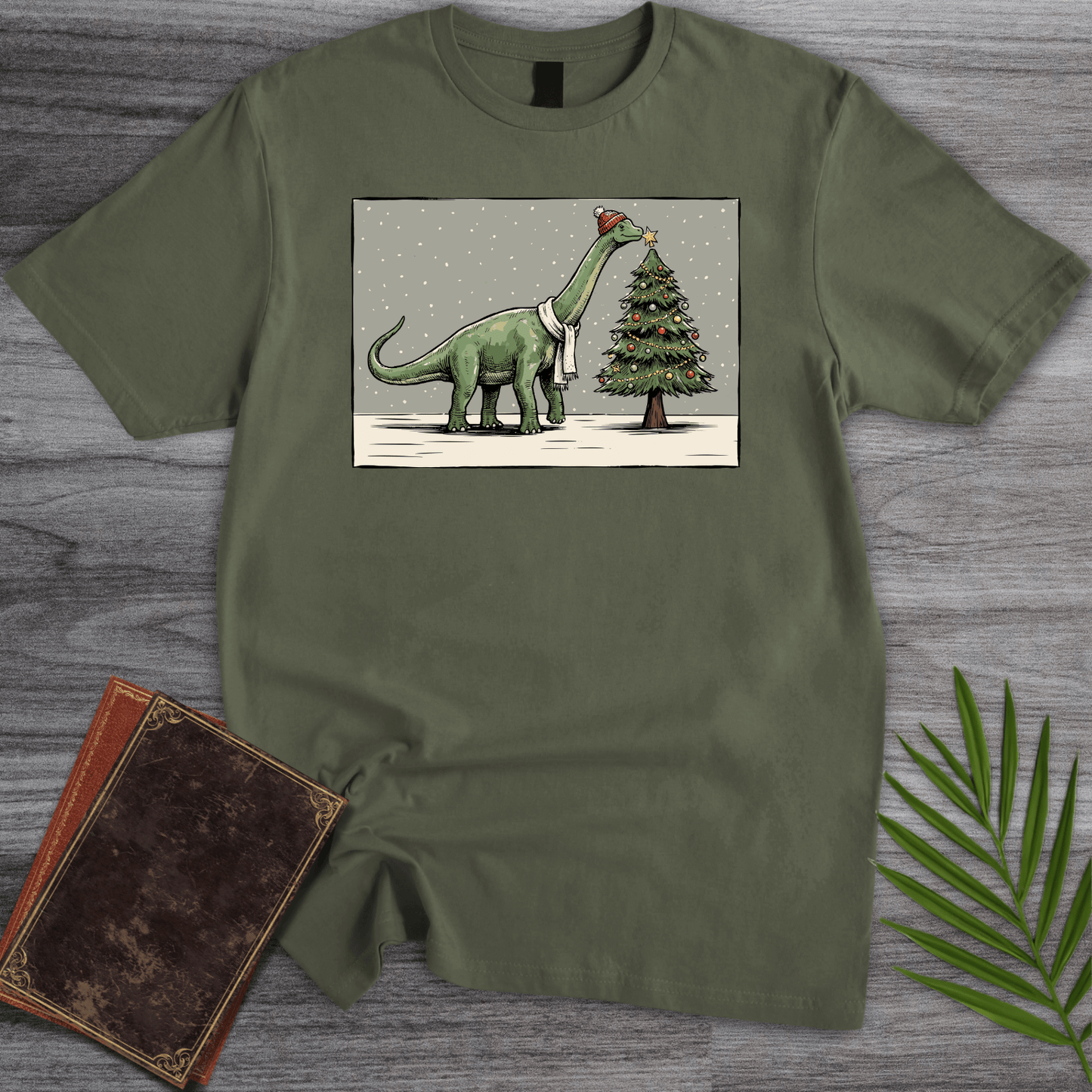 T-Shirt Military Green / S A Long Christmas T-Shirt