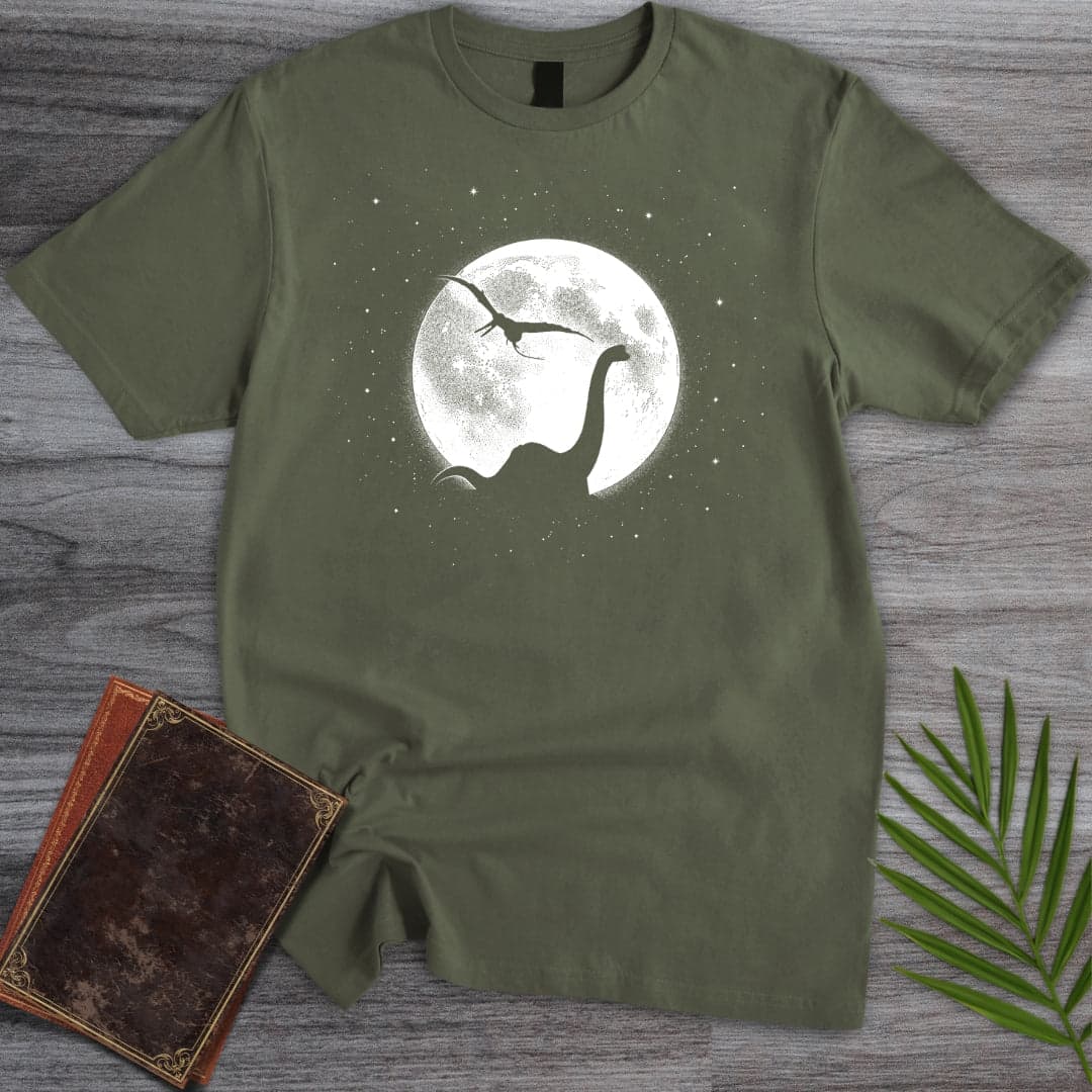 T-Shirt Military Green / S A Starry Prehistoric Night T-Shirt