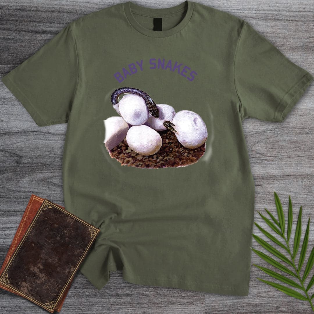 T-Shirt Military Green / S Baby Snakes T-Shirt (Doobie)