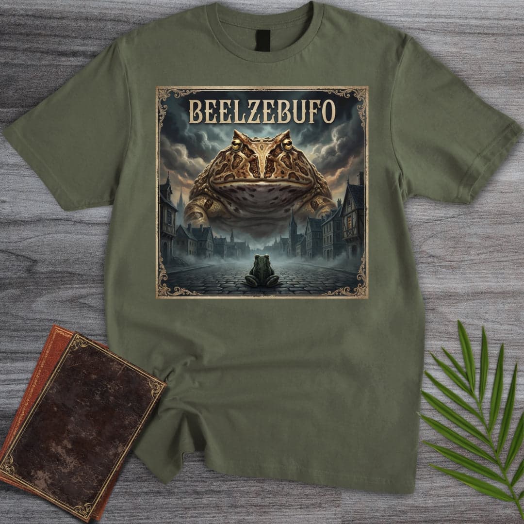 T-Shirt Military Green / S Beelzebufo Giant Frog T-Shirt