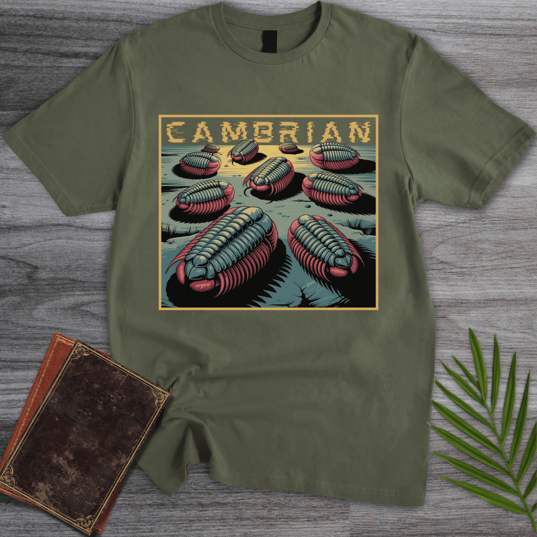 T-Shirt Military Green / S Cambrian Crawlers T-Shirt