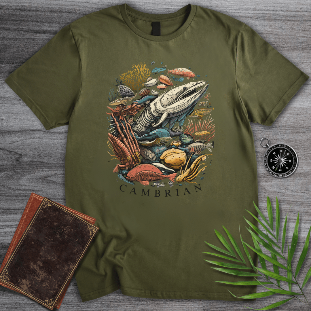 T-Shirt Military Green / S Cambrian Environment & Species T-Shirt