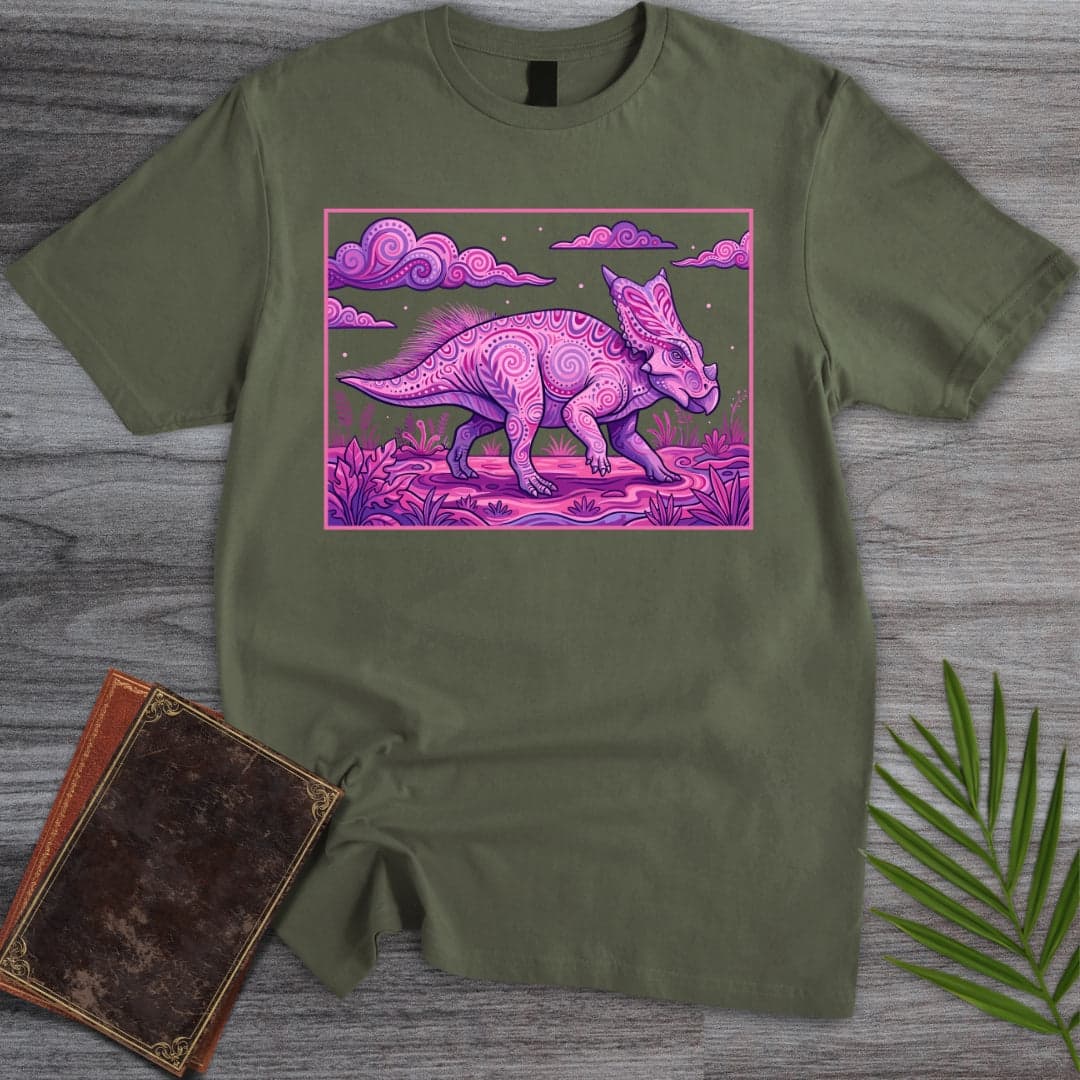 T-Shirt Military Green / S Chasmosaurus Dream T-Shirt
