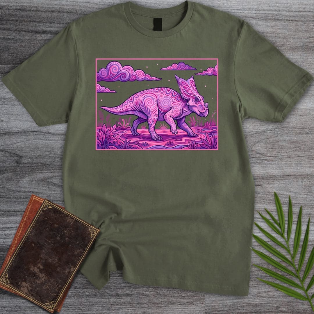T-Shirt Military Green / S Chasmosaurus Dream T-Shirt