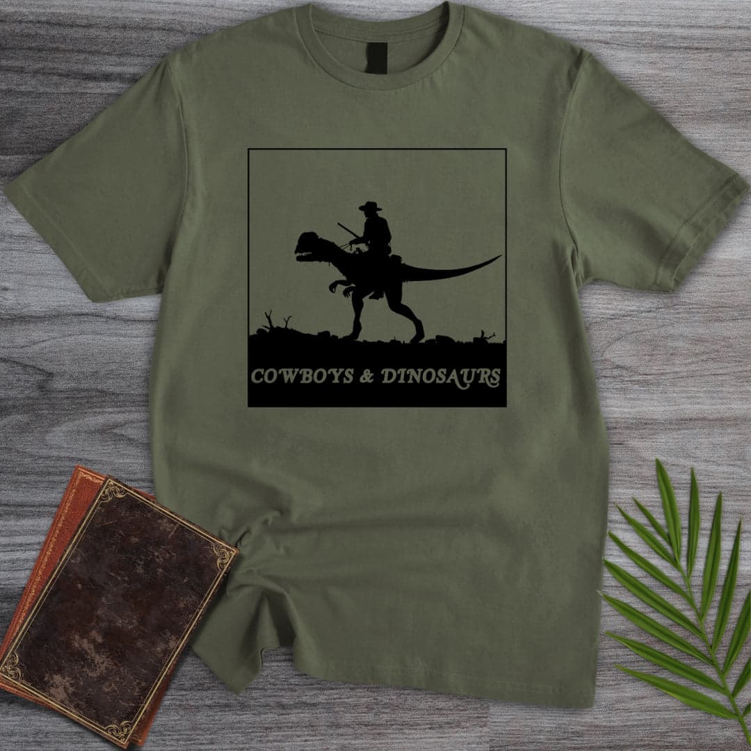 T-Shirt Military Green / S Cowboys & Dinosaurs T-Shirt (Doobie)