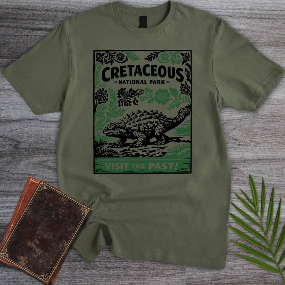 T-Shirt Military Green / S Cretaceous National Park T-Shirt